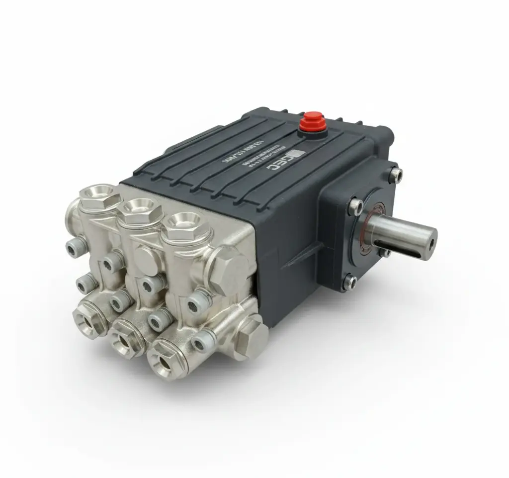 GEC 11-15 Nickle High Pressure Washer Pump 4HP 150Bar 11L/Min 1450Rpm طلمبة غسيل ماركة جي اي سي موديل GEC 11-15 نيكل - طلمبة ضغط عالي 150 بار 4 حصان 11 لتر