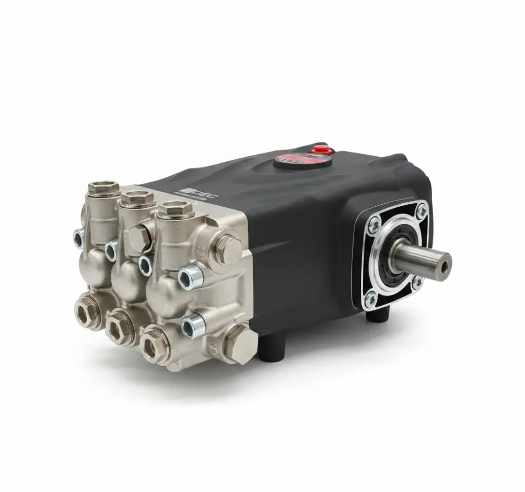 GEC 15-20 Nickle High Pressure Washer Pump 7.5HP 200Bar 15L/Min 1450Rpm طلمبة غسيل ماركة جي اي سي موديل GEC 15-20 نيكل - طلمبة ضغط عالي 200 بار 7.5 حصان 15 لتر