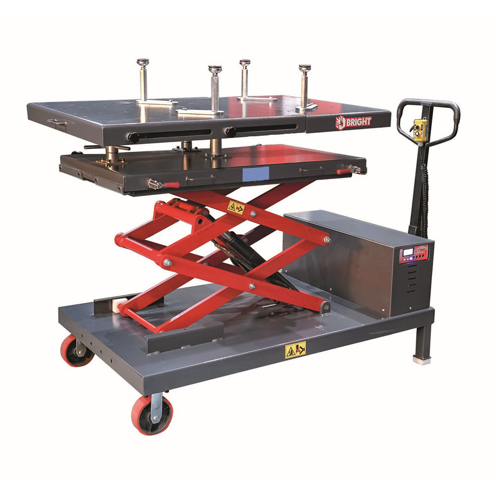 كوريك سيزر لرفع بطاريات السيارات الكهربائيه 1.2 طن (EV) BRIGHT/MU 1200