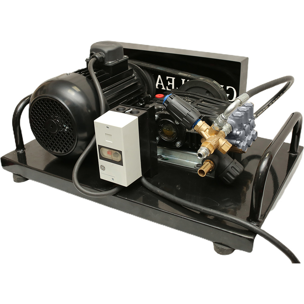 GEC U.JET MALE POWER CLEAN 21/200 Belt Driven High Pressure Washer 200Bar 10HP 21L/Min 380V (Black)
