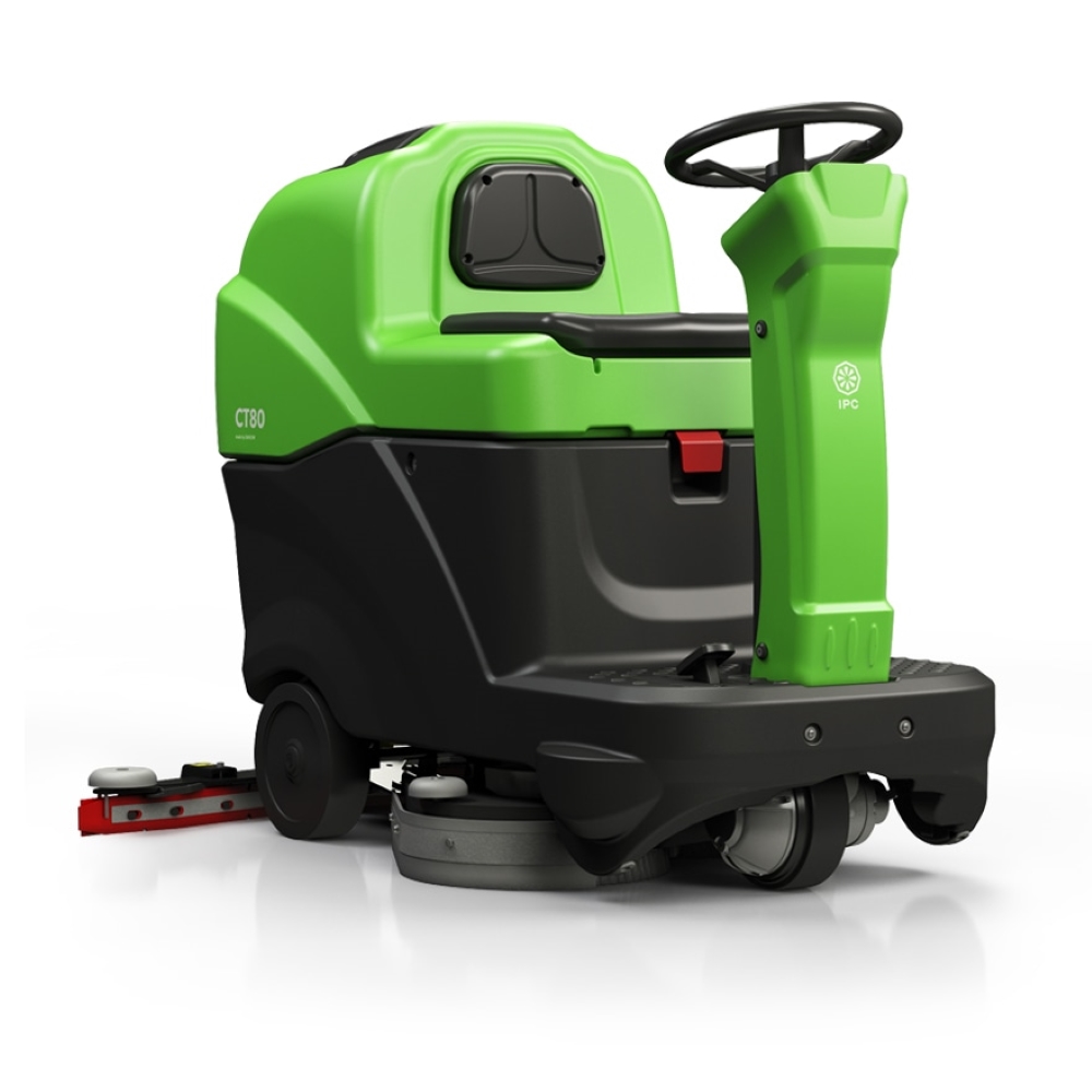 IPC CT80 BT70 Compact Rider Floor Scrubber Dryer 70Cm Batteries 24V(4x6) / 180Ah