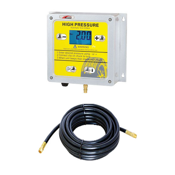 جهاز تزويد كاوتش ديجيتال اوتوماتيك اكوفيل موديل W64 ضغط 16 بار للنقل والملاكي