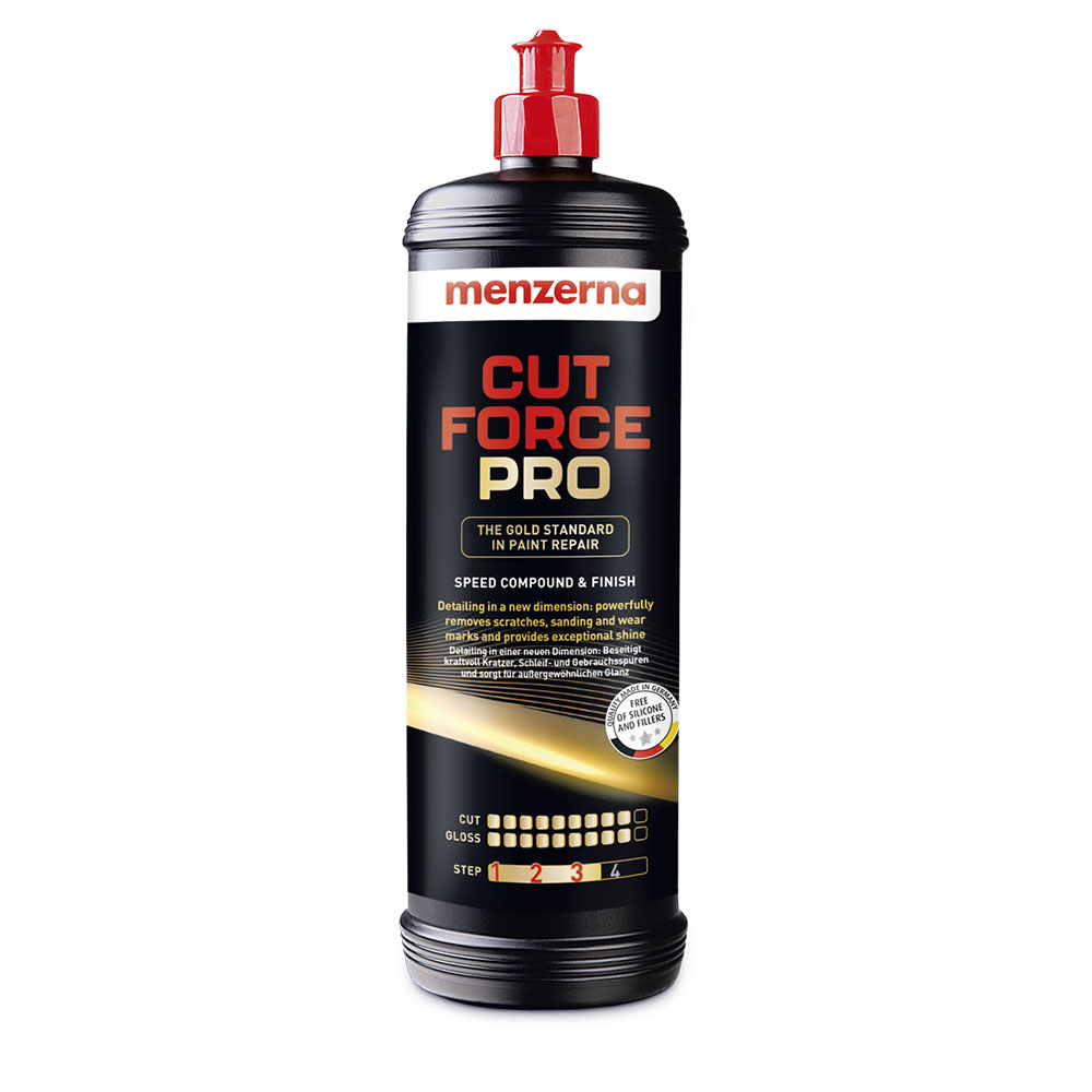 بولش مينزيرنا Cut Force Pro - الاداء الذهبي لازالة الخدوش الصعبة ولمعة المراية - 1 لتر