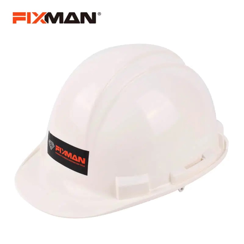 FIXMAN S0109 White Safety Helmet – ABS, CE Certified