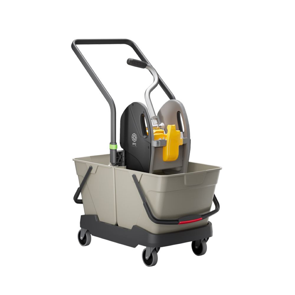 IPC Motto Platin 50 – Compact Ergonomic Double Bucket Trolley