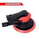 AEROPRO A313 6'' Pneumatic Palm Orbital Sander with Vacuum – Professional Air Sander for Auto Body & Surface Finishing