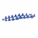 BROTHERS SUPER PDR 18-Piece Blue PDR Glue Pulling Tabs Set - Paintless Dent Removal Tools