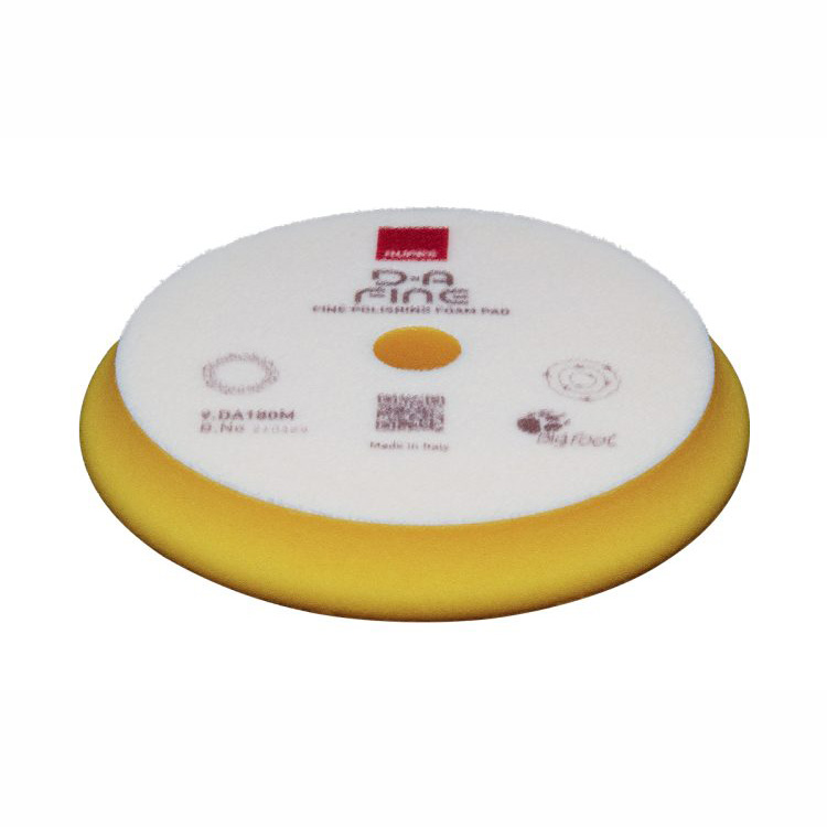 RUPES D-A Fine Medium Cut Yellow Foam Polishing Pad 150mm 5 Inch