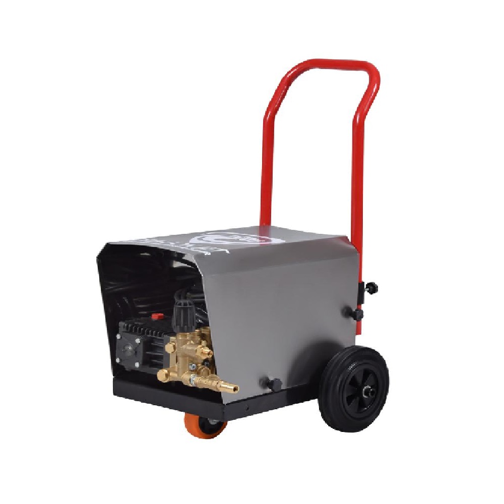 INTERPUMP SS.DRAGON 80/21 Mobile High Pressure Washer With Stainless Steel Pump 80Bar 4Hp 21L/Min 220V