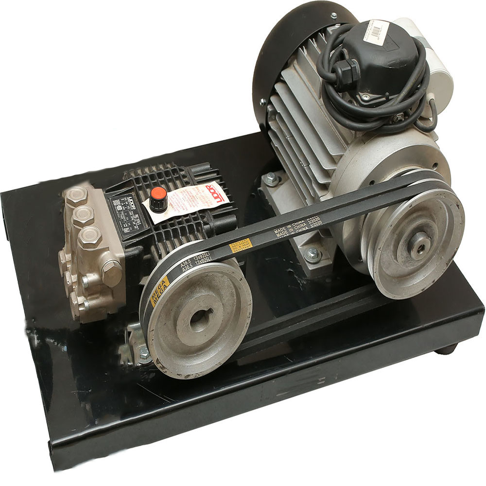 UDOR U.JET GREY MALE 11/140 Belt Driven High Pressure Washer 140Bar 4HP 11L/Min 220V (Grey)