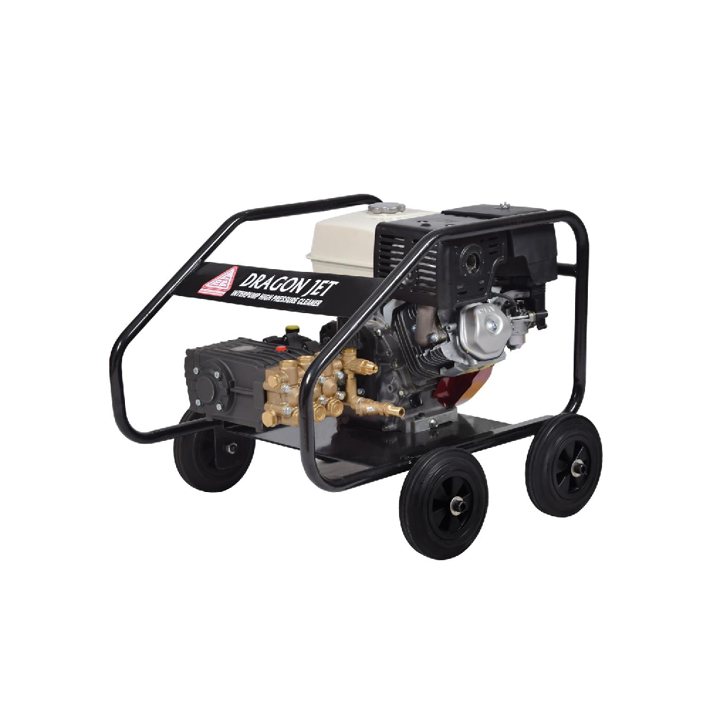 GEC G.DRAGON HONDA 15/200 Mobile High Pressure Washer Powered by Petrol Engine 200Bar 13Hp 15L/Min