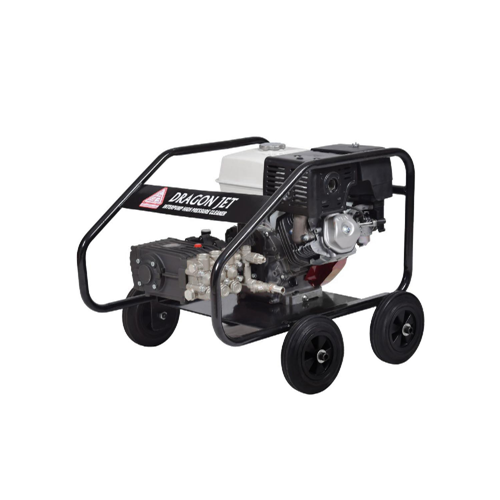 INTERPUMP G.DRAGON HONDA 21/200 Mobile High Pressure Washer Powered by Petrol Engine 200Bar 13Hp 21L/Min