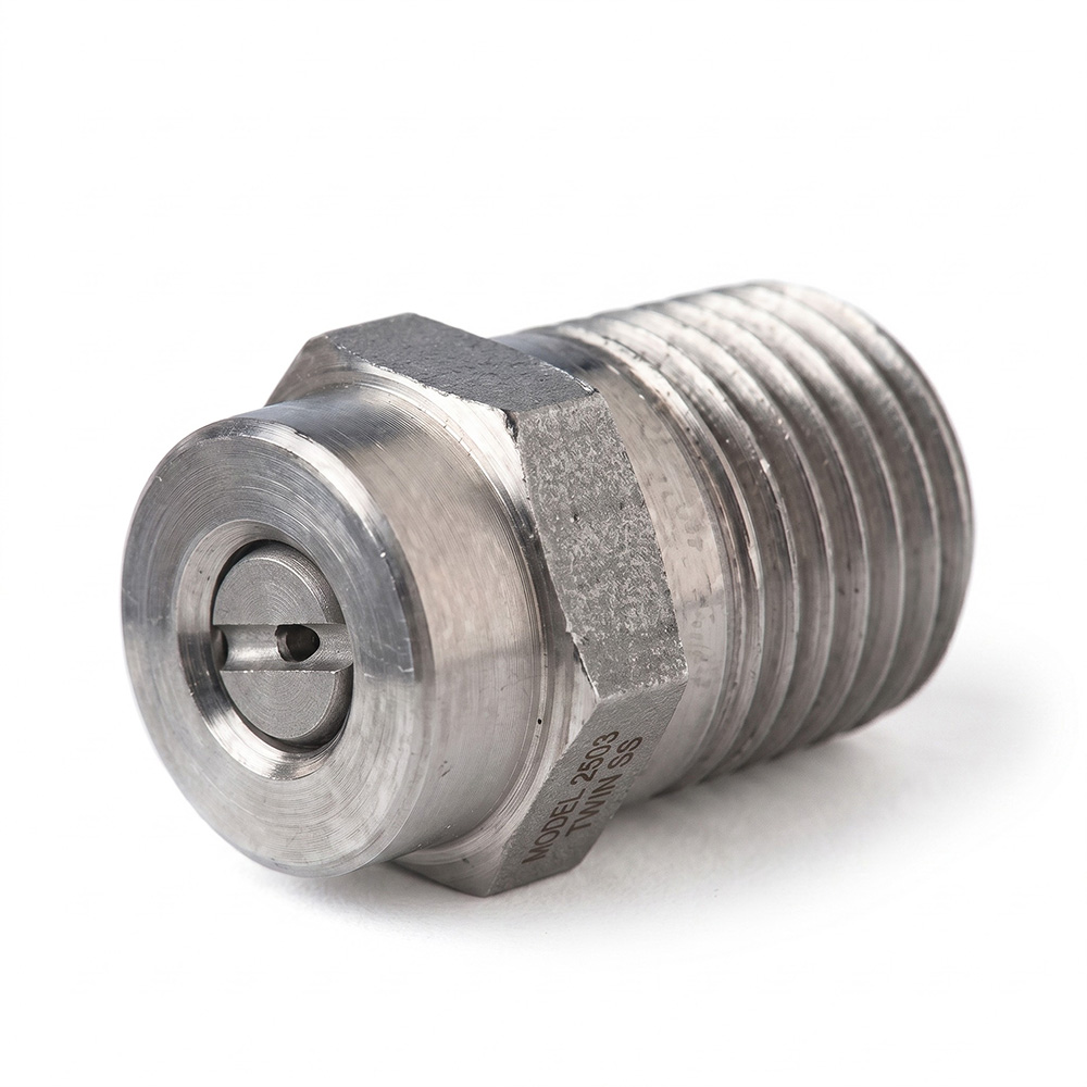 GEC 15045 Stainless Steel High Pressure Nozzle (Size 045) 15 Angle 350 Bar 1/4 Inch