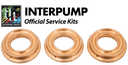 [107210] INTERPUMP High Pressure Pump Lower Brass Ring 20mm For WS151 - WS201 - WS202