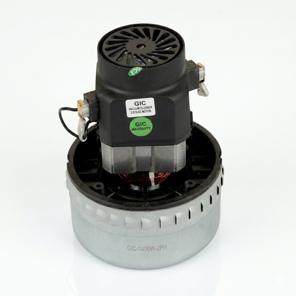 GEC 1400W 2-Stage Vacuum Cleaner Motor - Copper Coils