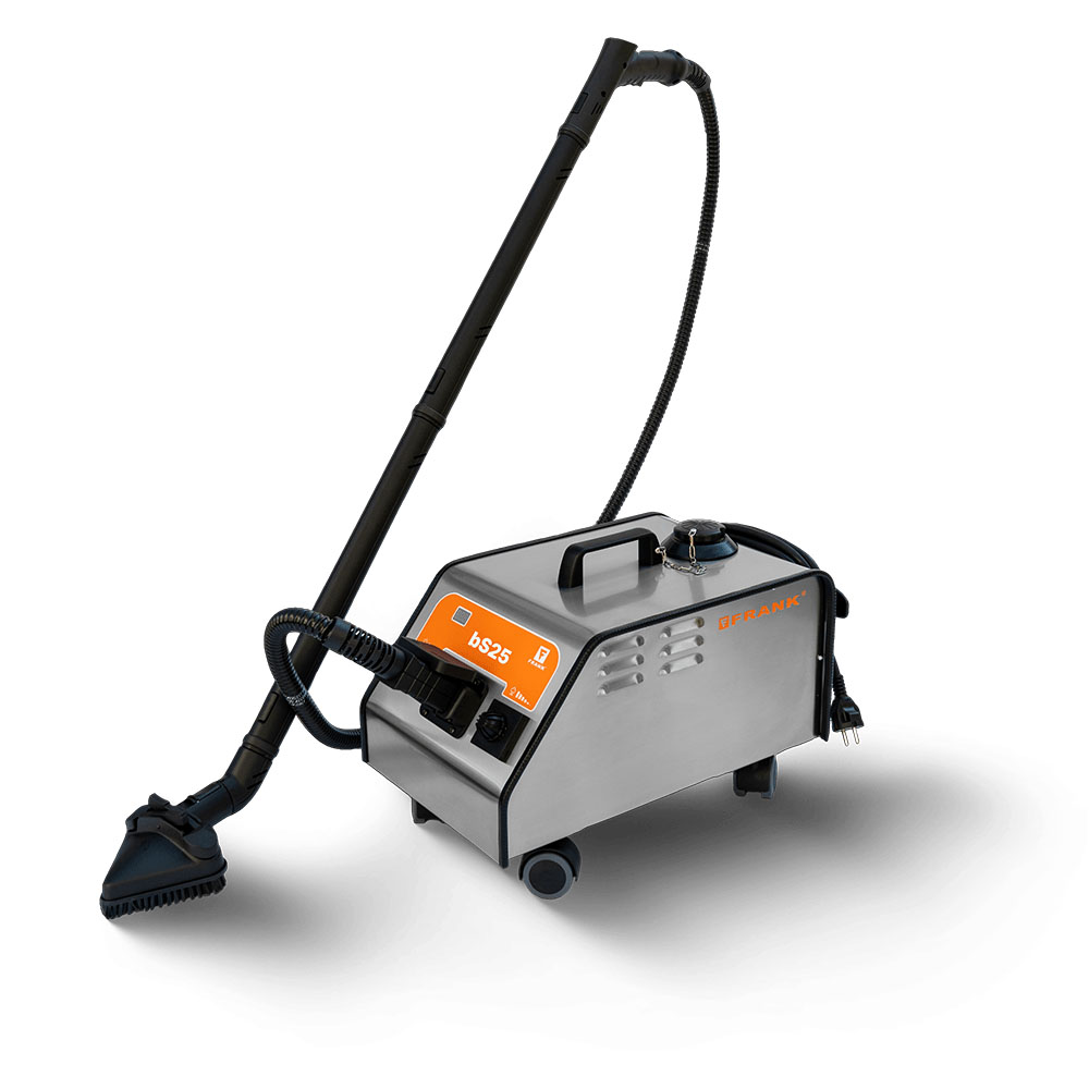 ماكينة غسيل بخار ماركة فرانك موديل BS25 ايطالي - 6 بار 160 درجة 3 حصان (ستانلس للدتيلينج والتنظيف)