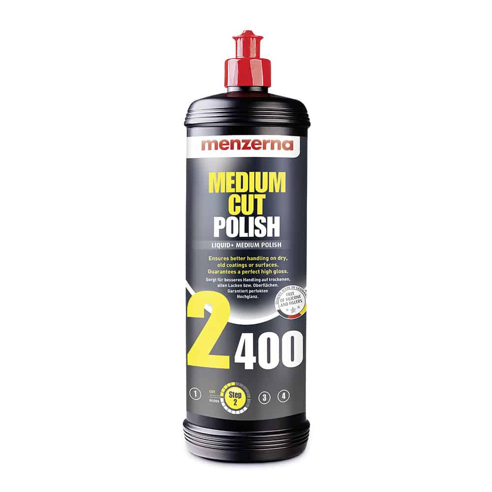 كمبوند تلميع مينزيرنا الماني 2400 عبوة 1 لتر Medium Cut Polish 2400
