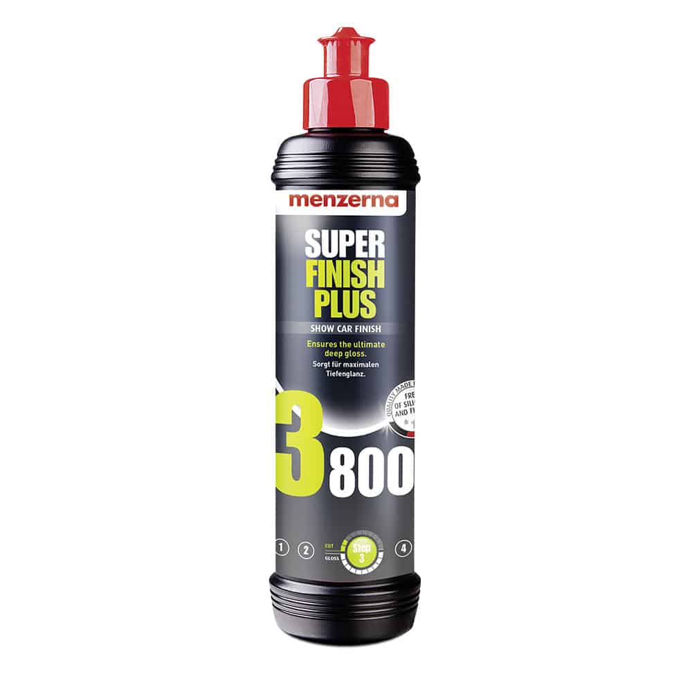 MENZERNA Super Finish Plus 3800 - 250ml High-Gloss Polish For Maximum Deep Shine