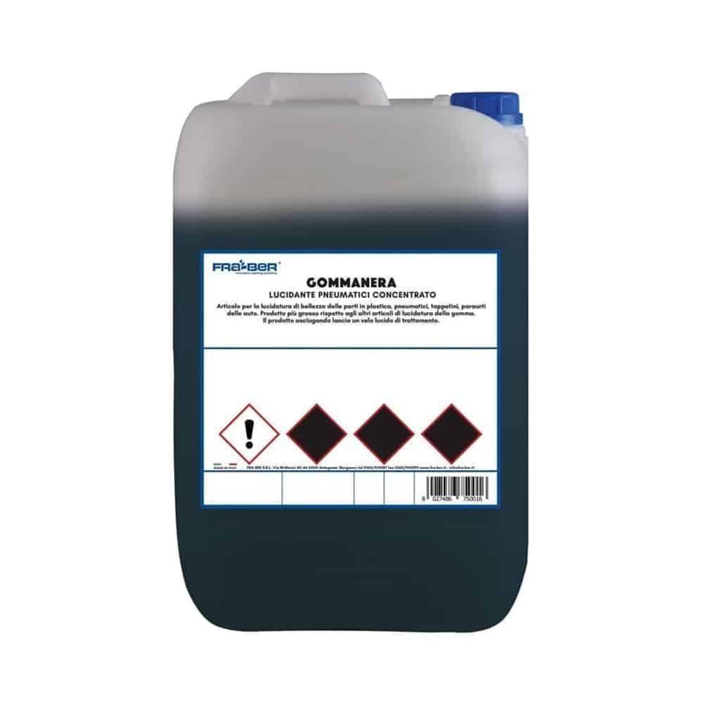 ملمع اطارات وفبر ثقيل (زيتي) 5 لتر ماركة فرابر موديل GOMMANERA - يخفف حتى 1:5