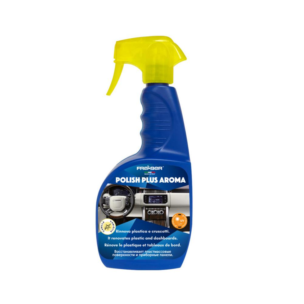 FRA-BER POLISH PLUS AROMA 750ML Polishing & Restores Plastic Dashboards Rubber & Leather
