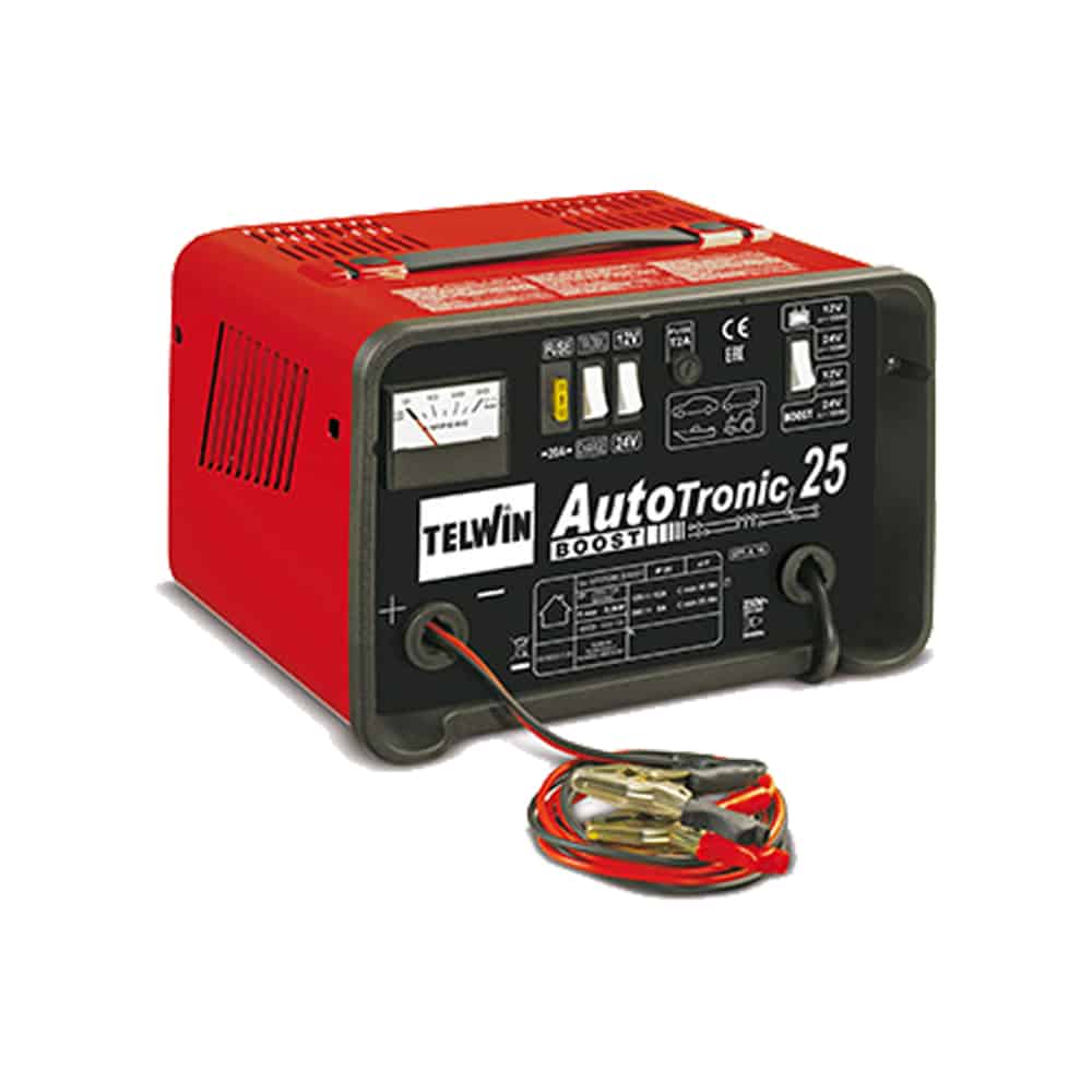 تونجر شحن وصيانة موديل AUTOTRONIC 25 ماركة تلوين ايطالي - 12/24 فولت (شحن سريع BOOST)