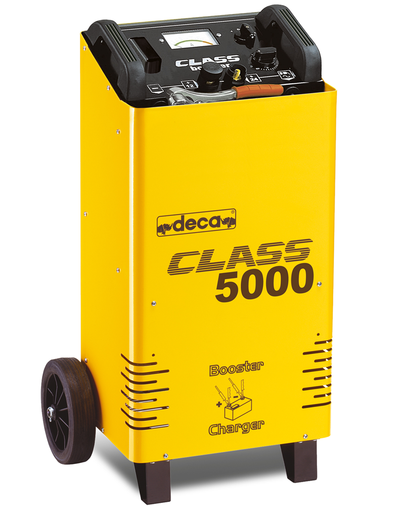 DECA CLASS BOOSTER 5000 Wheeled Battery Charger & Quick Starter 12-24V / 35>800Ah