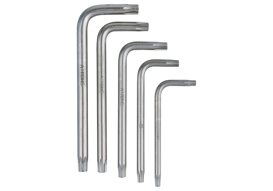 طقم مفاتيح الن مشرشرة على شكل L ماركة كينج توني تايواني - 5 قطع