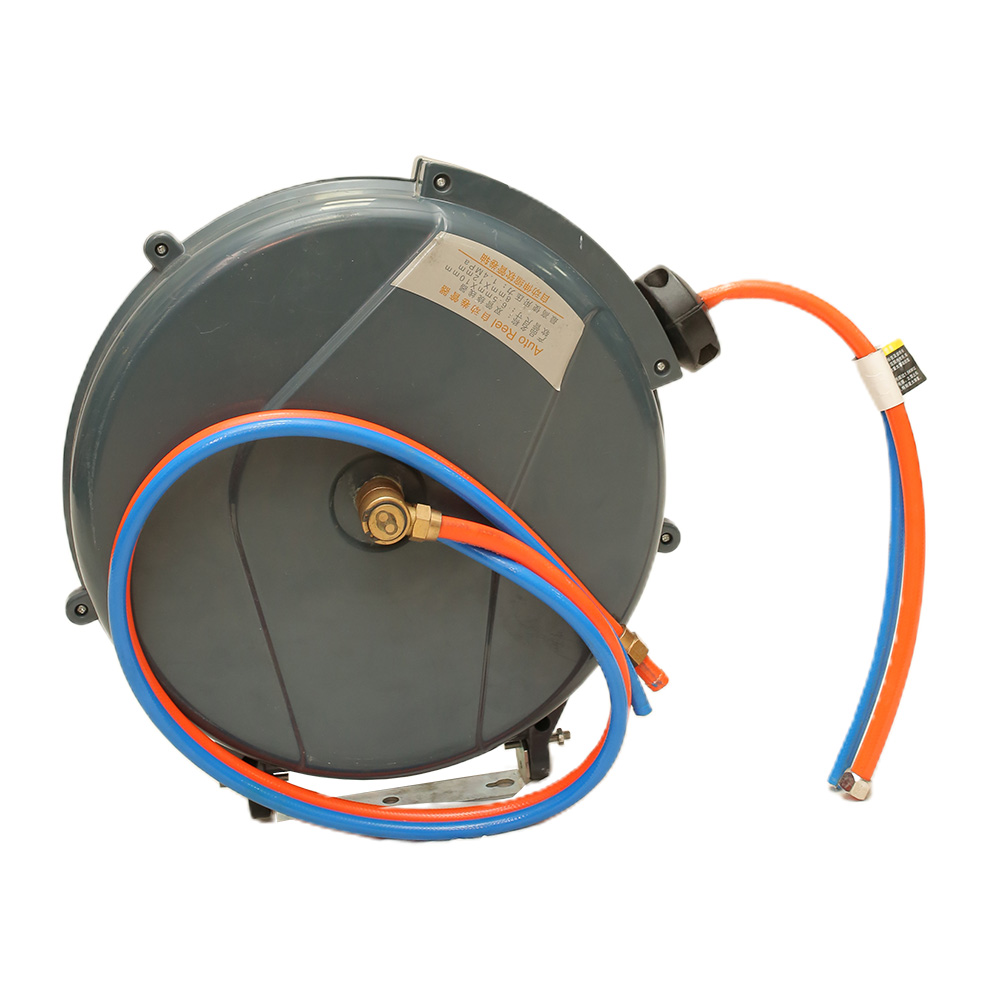 BROTHERS Retractable Water & Air Hose Reel 10M With Quick Couplers (Heavy Duty)