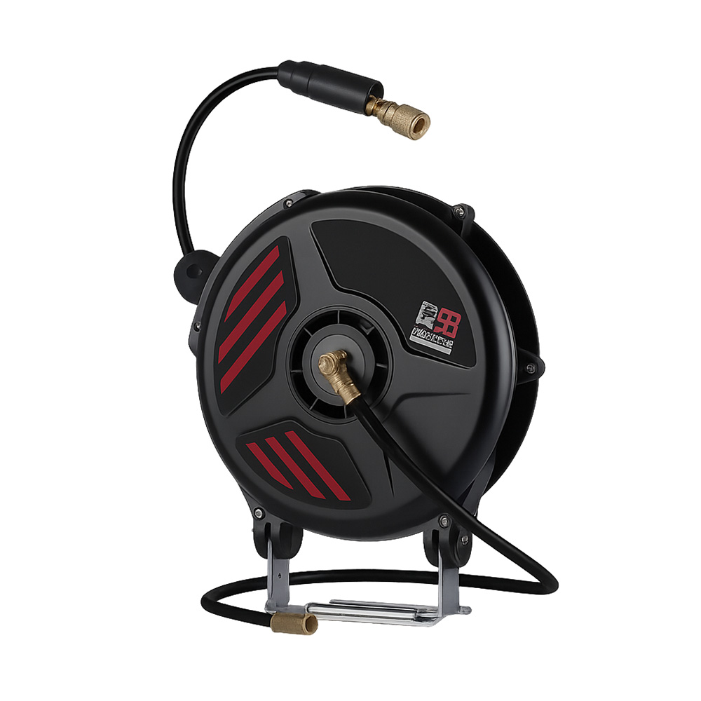 BROTHERS Retractable Air Hose Reel 10M With Quick Couplers (Heavy Duty)