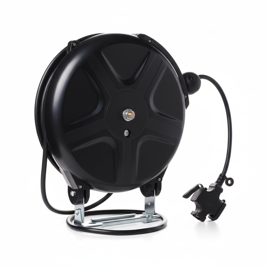 BROTHERS EREEL Retractable Cable Reel 10M With Plugs (Heavy Duty)