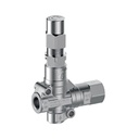 [70115] MV VHP60 AISI 316 Stainless Steel Unloader Valve By-pass With Internal Parts Stainless Steel(AISI 316) 600Bar 100L/Min (1/2 Inch)