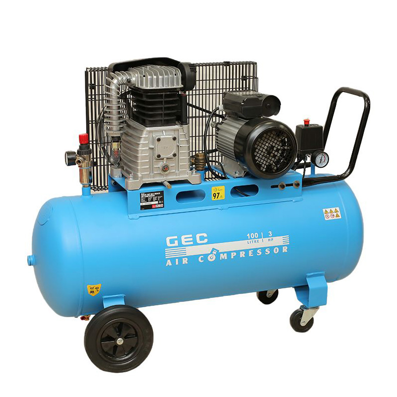 كمبروسر هواء سير 100 لتر 3 حصان موديل 100LTR-2065J ماركة جي اي سي - 10 بار 220 فولت