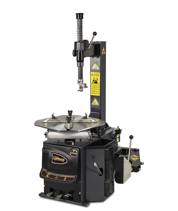 ماكينه فك وتركيب كاوتش ملاكي نصف اتوماتيك ماركة كورماخ ايطالي موديل F524SW مقاس 24 بوصة