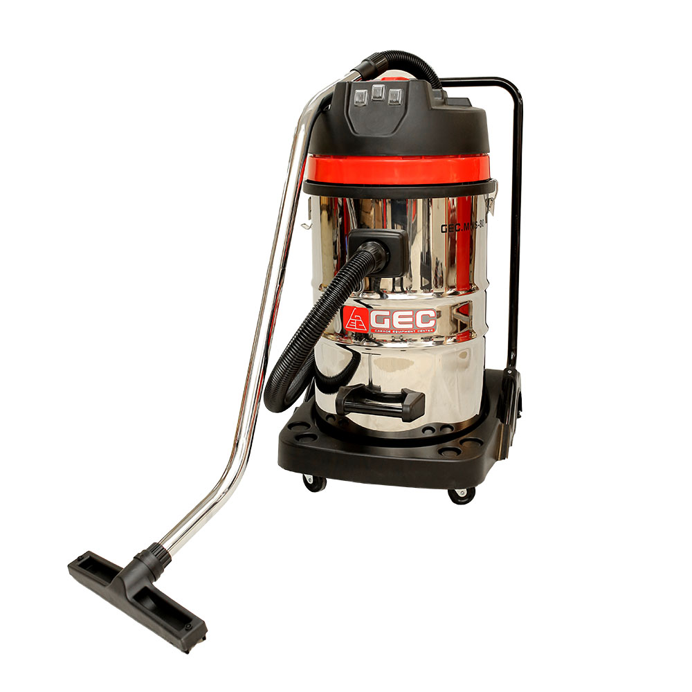 GEC MNS 80L Professional Wet & Dry Vacuum Cleaner 80Liters 3-Motors (2-Stage) 3000W