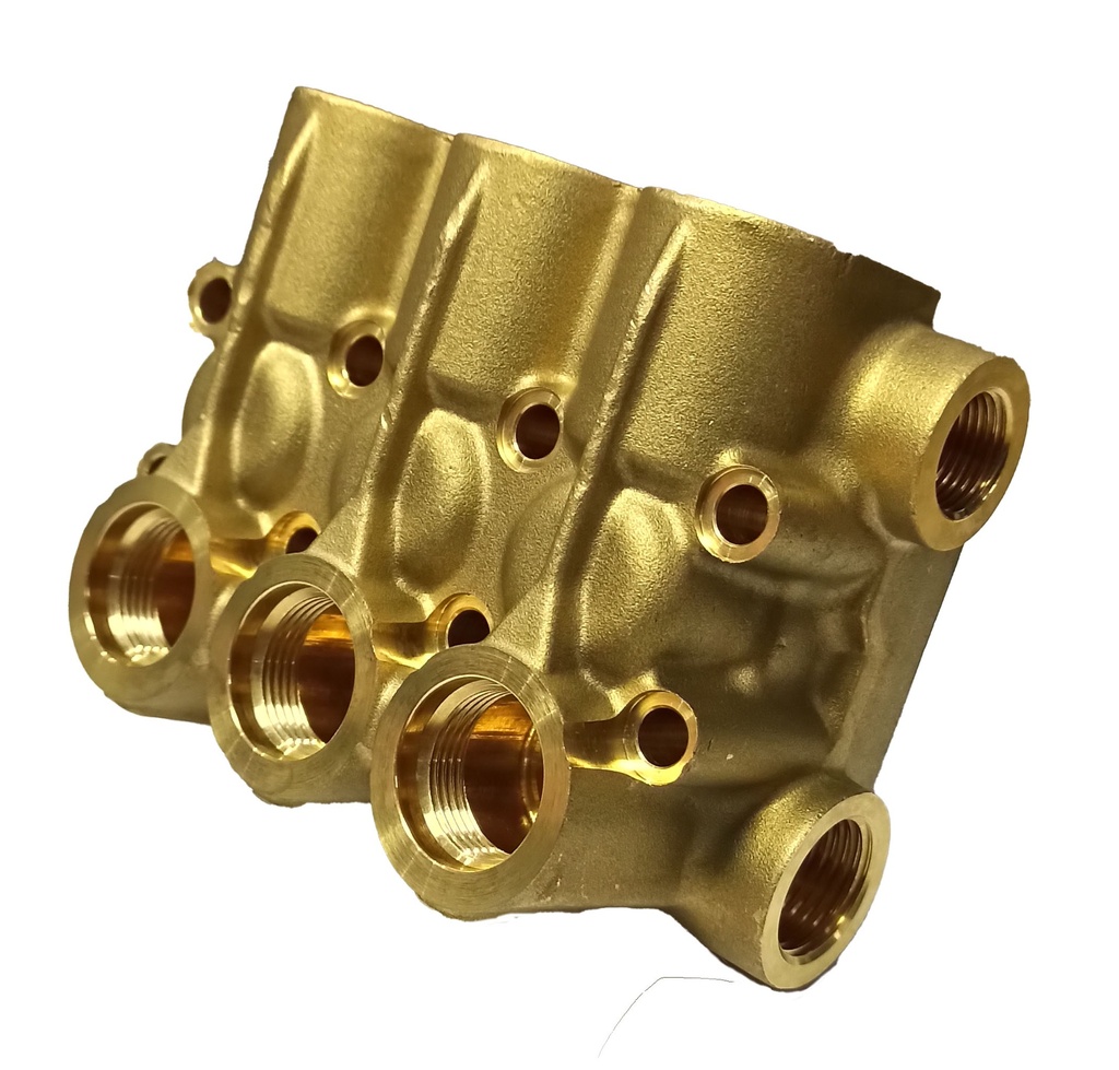 وش طلمبة اودور نحاس فارغ (حجم كبير) UDOR PUMP HEAD BRASS / PKC