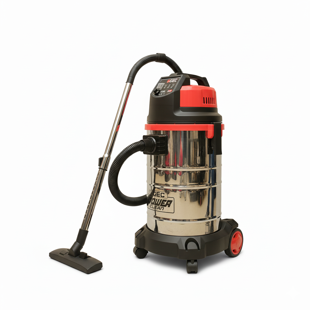 GEC POWER CLEAN 30L Professional Wet & Dry Vacuum Cleaner 30Liters 1600W