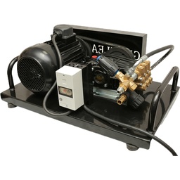[10246] GEC U.JET MALE POWER CLEAN 15/200 Belt Driven High Pressure Washer 200Bar 7.5HP 15L/Min 380V (Black)