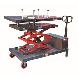 [100557] BRIGHT 1.2 Ton Electric Car Batterys Scissor Lift MU 1200