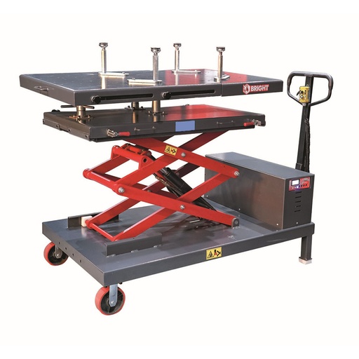 [CSSLXX00004] BRIGHT 1.2 Ton Electric Car Batterys Scissor Lift MU 1200