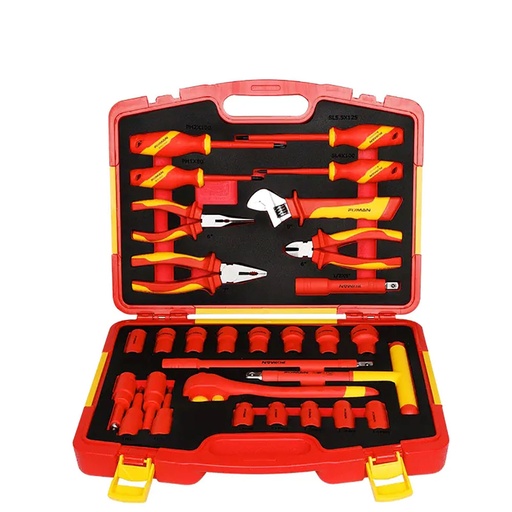 [HPWTXX00002] FIXMAN 29pcs Insulated Complete Tool Bag for Electric Vehicles (1000V Insulation)