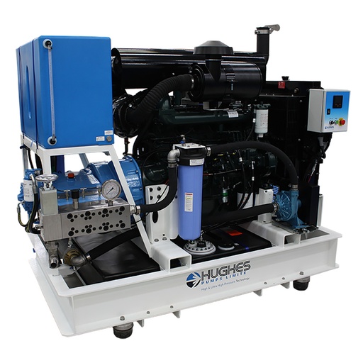 [CWFWXX00018] ماكينة غسيل ضغط فائق ماركة هيوجس موديل HP220 DS-B ديزل - 1400 بار 188 حصان (موتور دوسان) انجليزي