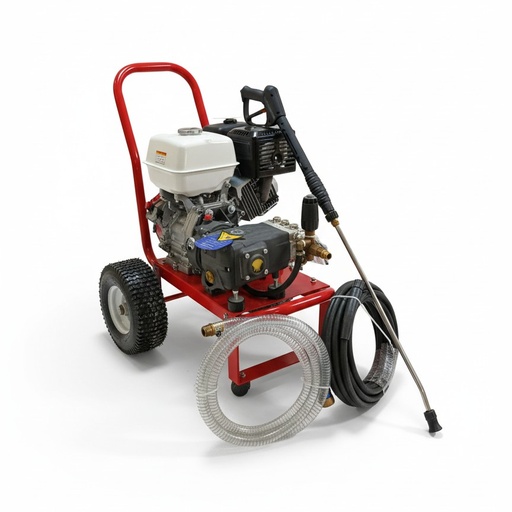 [CWDWXX00003] ANNOVI A.Dragon HONDA E21/250 Mobile High Pressure Washer Powered by Petrol Engine 250Bar 11.7HP 21L/Min (Recoil Start)