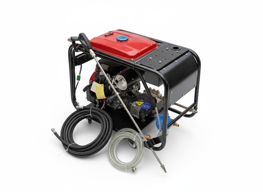 [CWDWXX00002] ANNOVI A.Dragon HONDA EE15/500 Mobile High Pressure Washer Powered by Petrol Engine 500Bar 22HP 15L/Min (Electric Start)