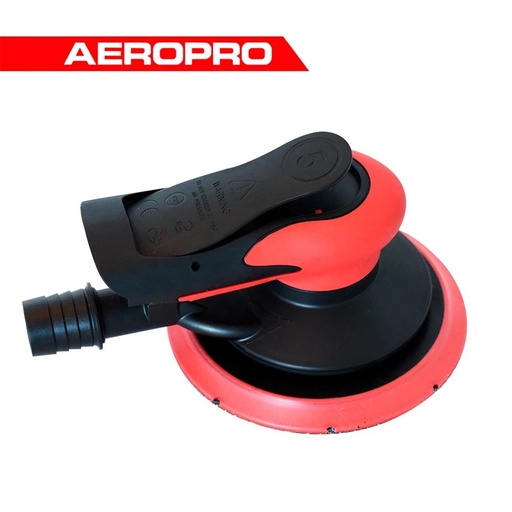 [CCPPXX00006] AEROPRO A313 6'' Pneumatic Palm Orbital Sander with Vacuum – Professional Air Sander for Auto Body & Surface Finishing