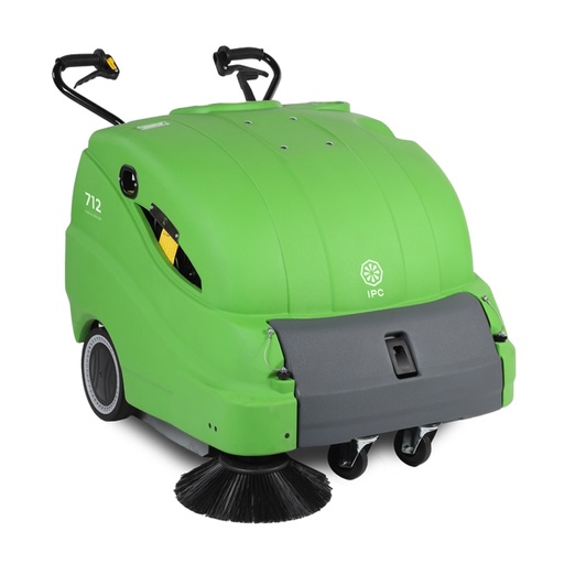 [CIWSXX00009] IPC 712 ET Walk-Behind Commercial Floor Sweeper - 24V, 50L, 35Inch Cleaning Path