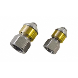 [10442] MV Rotating Sewer Nozzle (Size 045 - 05) 250 Bar 3 Holes 1/4 Inch