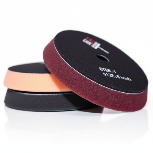 [CCPPAS00005] BROTHERS 3 Step Dual Action Foam Buffing Polishing Pads Set 5 Inch (Heavy/Medium/Finish)