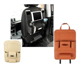 [130405] GEC Back Car Seat Organizer Holder (Leather)