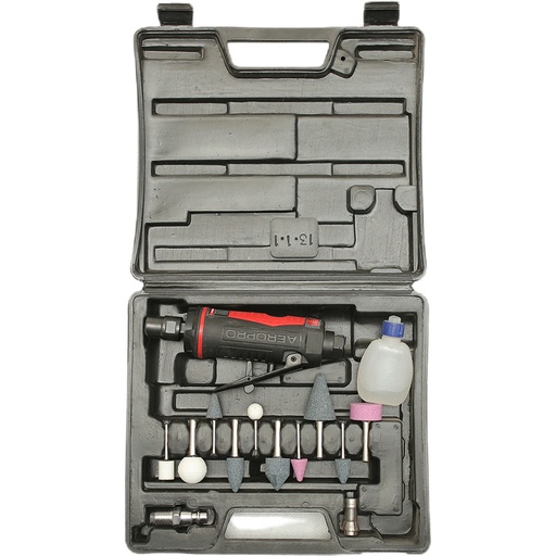 [15043] AEROPRO AP17813 Air Die Grinder Kits 16 Pcs 2000Rpm
