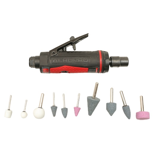 [150410] AEROPRO AP27313 Air Die Grinder Kits 11 Pcs 2000Rpm